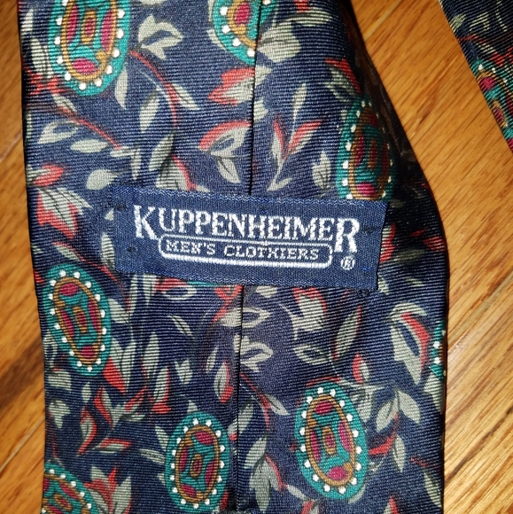 Men's 100% Italian Silk Tie Kuppenheimer 60"  💞 - Picture 3 of 8